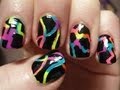 EASY Peel Colour Explosion Nail Art Tutorial