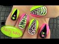 Party Nails! Nail Art Collab with elleandish // Janelle