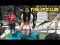 Iam enjoying Fish Pedicure || Deepti Vlog